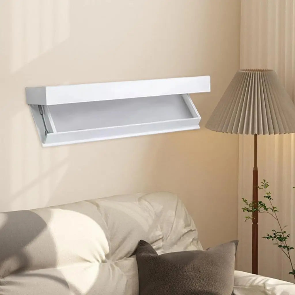 Floating Shelf with Hidden Compartment Wooden Wall Storage Mount Shelf Decor for Home Bathroom Office Kitchen Small Space Dorm