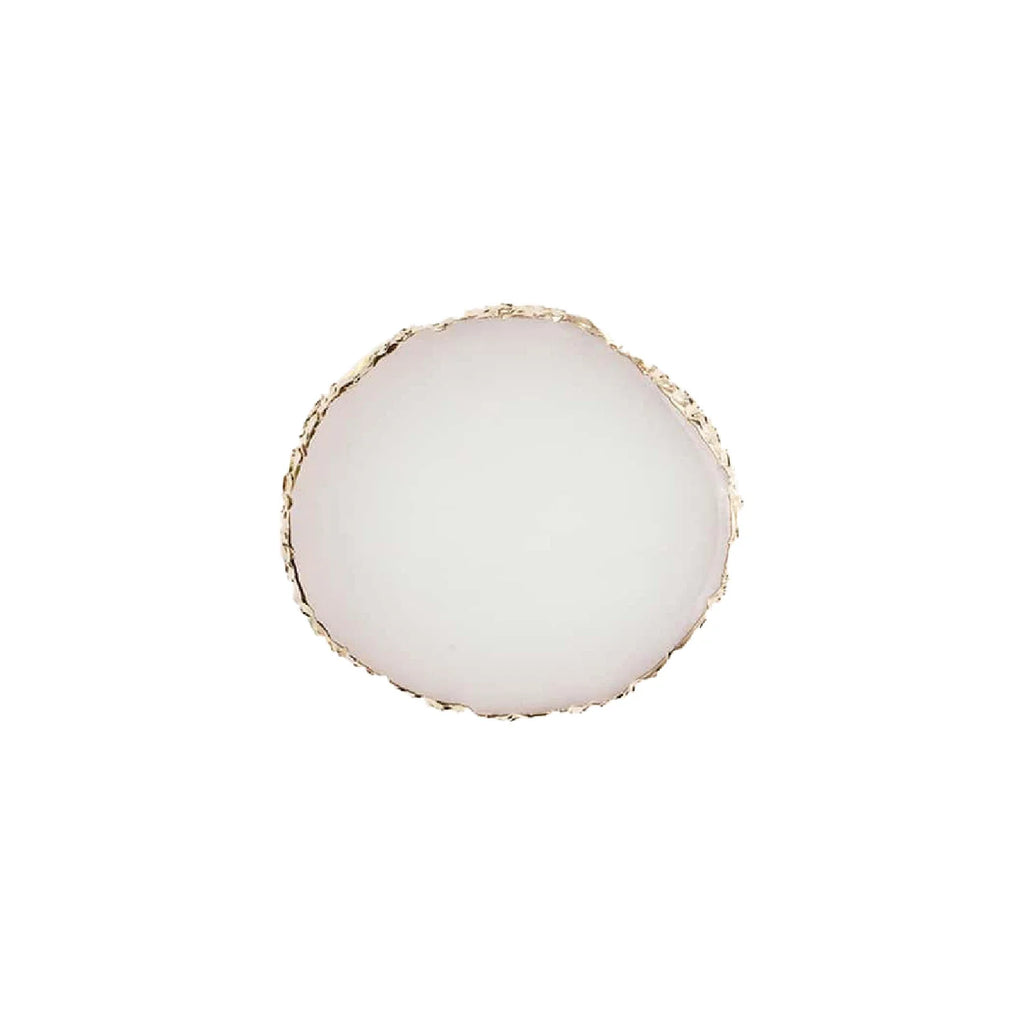 Resin Jewellery Tray Resin Agate Gold Rimmed Palette Home Desktop Storage Gem Trays Necklace Display Tray Photo Decoration Props